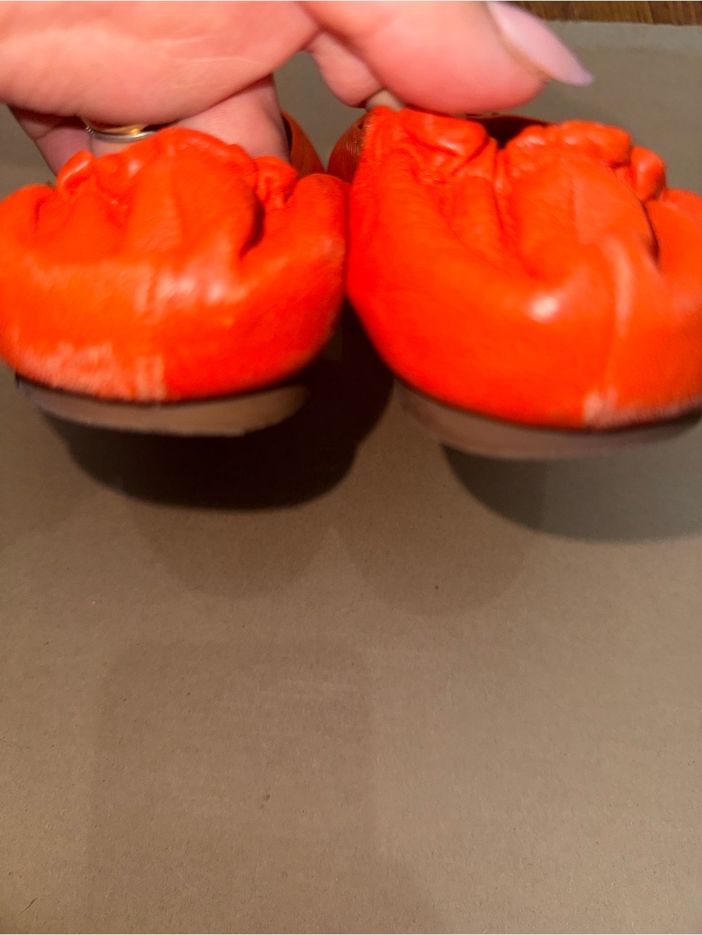 Tory Burch Ballet flats orange size 9 - Picture 4 of 9
